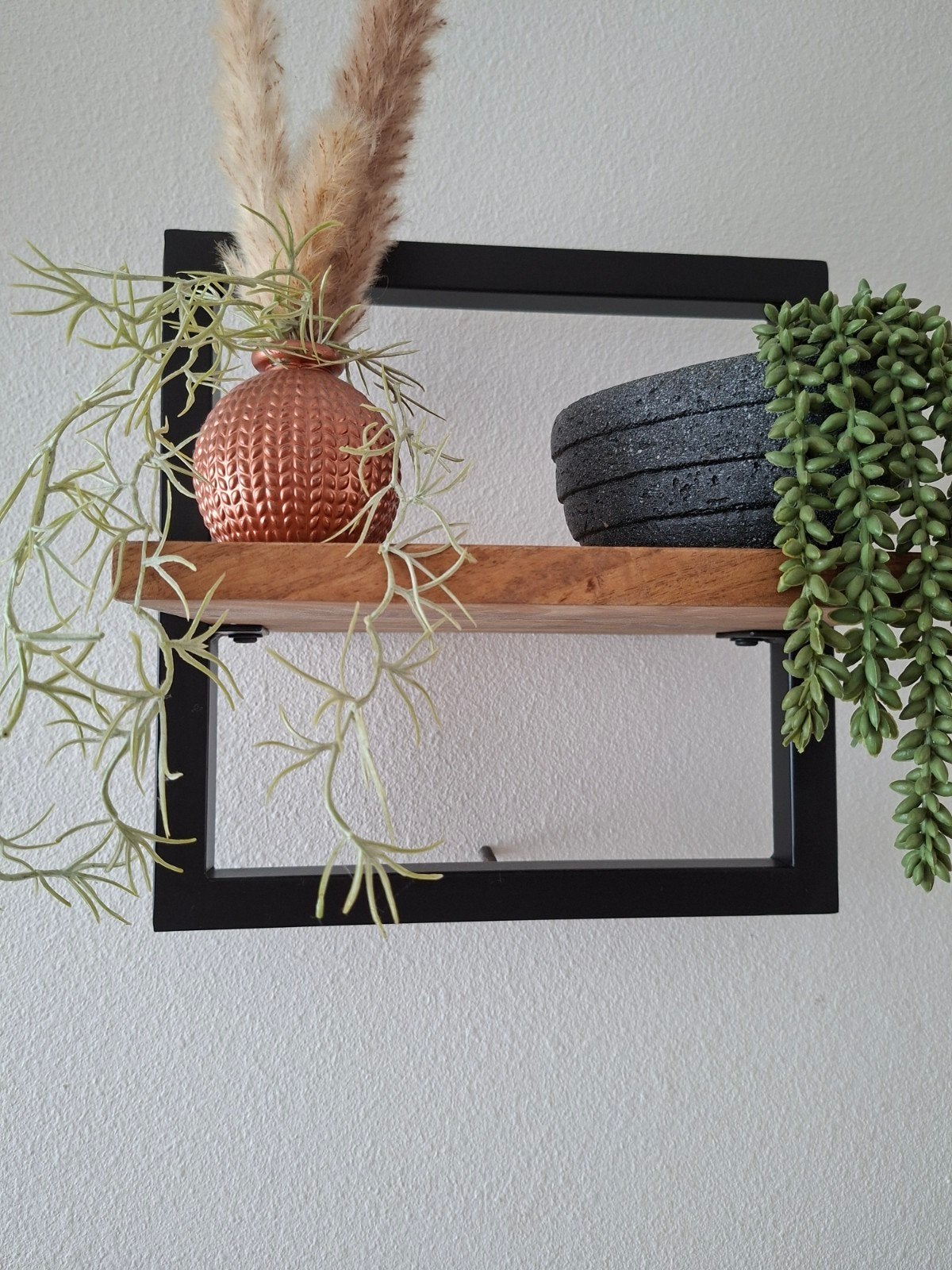 2x Mago Houten Wandplanken met IJzeren Frame - Nieuw, Ophalen of Verzenden, Nieuw