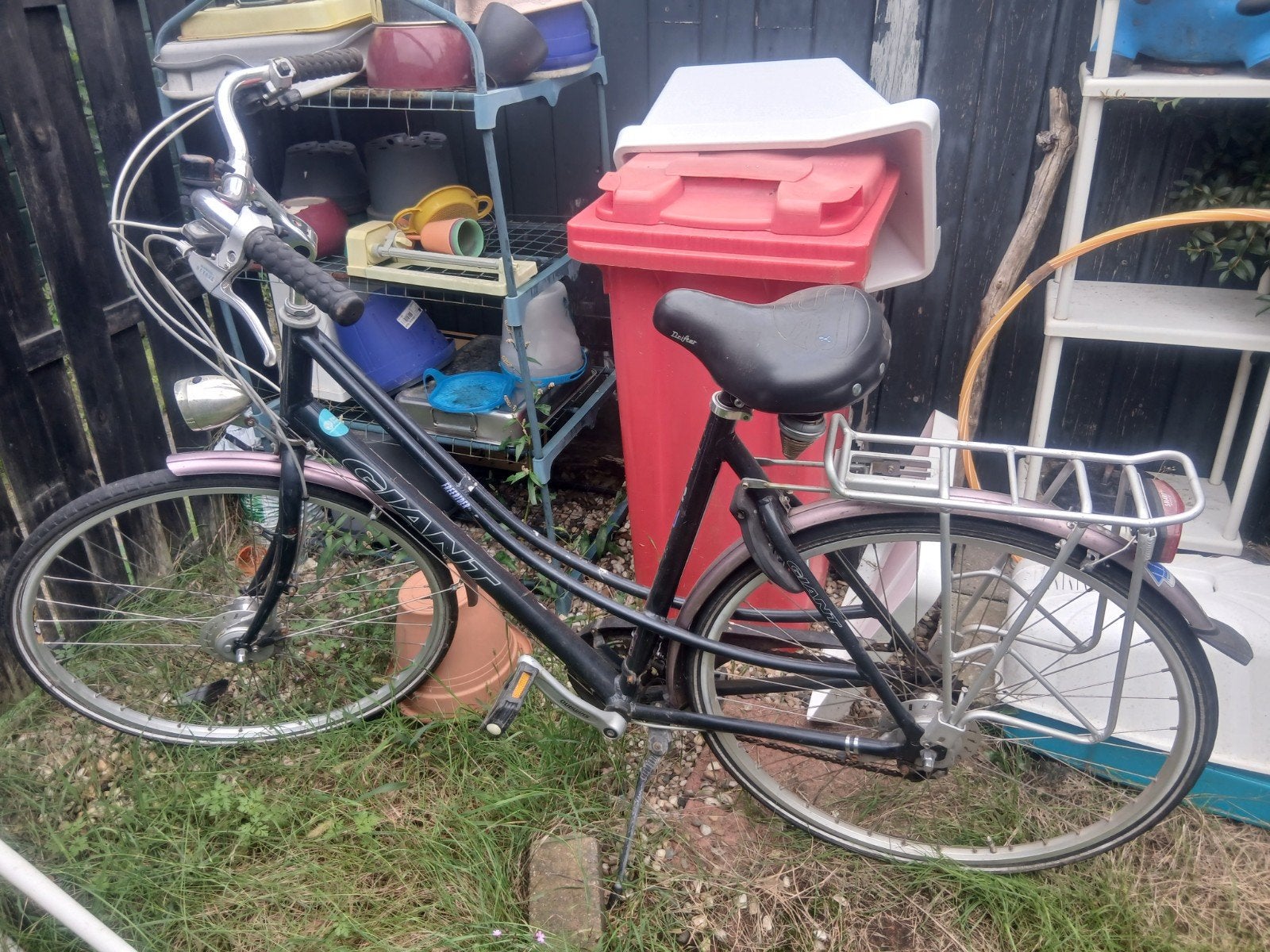 Giant Freerider Damesfiets - Gebruikt, Fietsen en Brommers, Ophalen, Gebruikt, Velgrem, Versnellingen