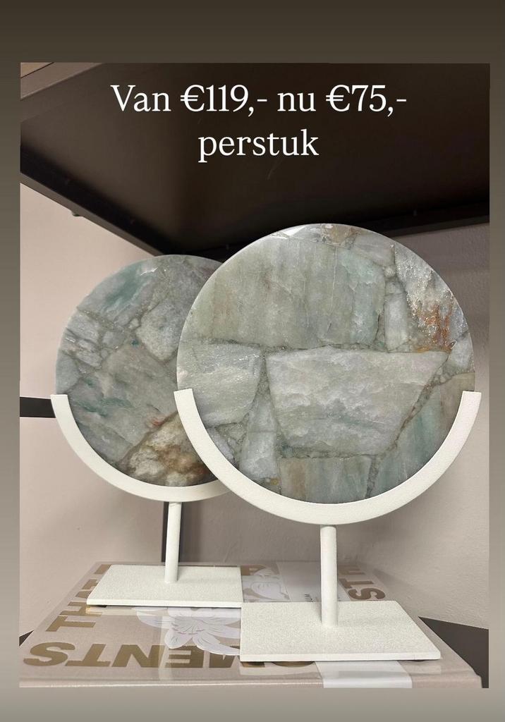 Marmeren ornamenten light en living, Ophalen of Verzenden, Gebruikt