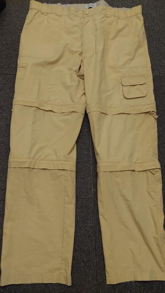 C&A Heren Afritsbroek - Okergeel - Maat 56, Geel, Maat 56/58 (XL), Gedragen, C&A