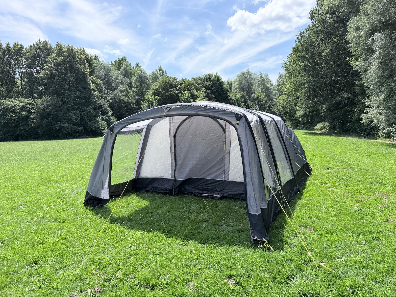 Kampa Hayling 6 AIR opblaasbare familietent, Ophalen, Zo goed als nieuw, Tot en met 6