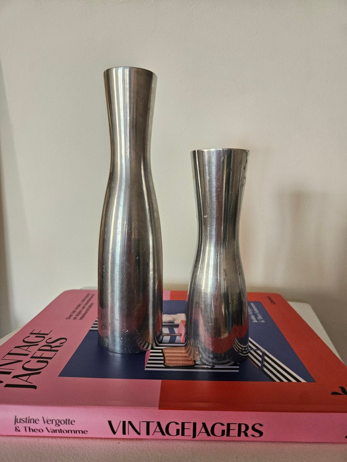 Vintage IKEA GÖTA Kandelaars | Set van 2 | Erika Pekkari, Ophalen of Verzenden, Overige materialen