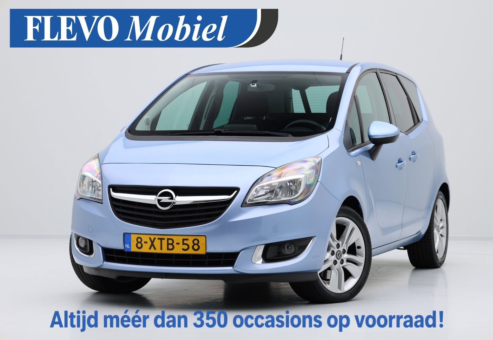 Opel Meriva 1.4 Turbo 140pk Design Edition Airco|LMV|Cruise, Auto's, Voorwielaandrijving, Gebruikt, 4 cilinders, Blauw