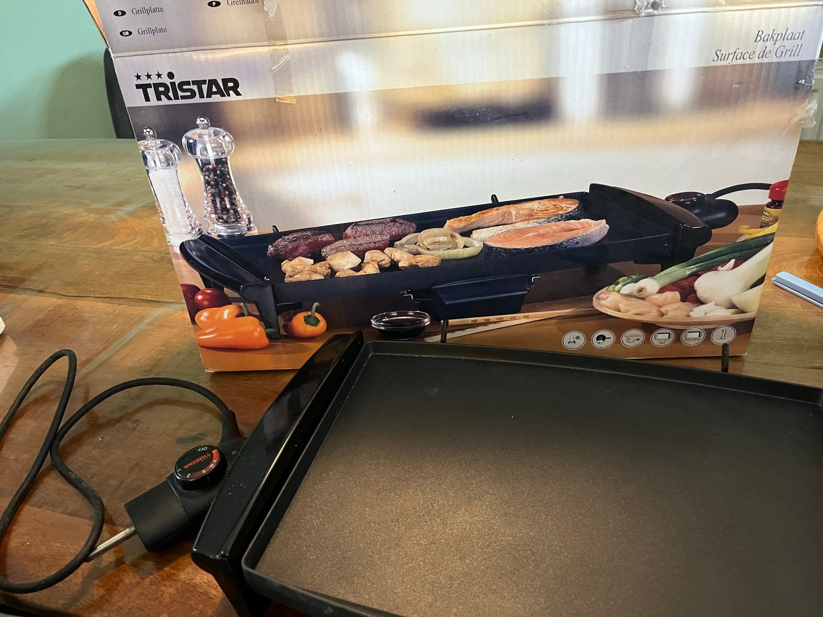 Tristar Bakplaat/Grillplaat - Perfect voor gezellige avonden, Ophalen, Gebruikt