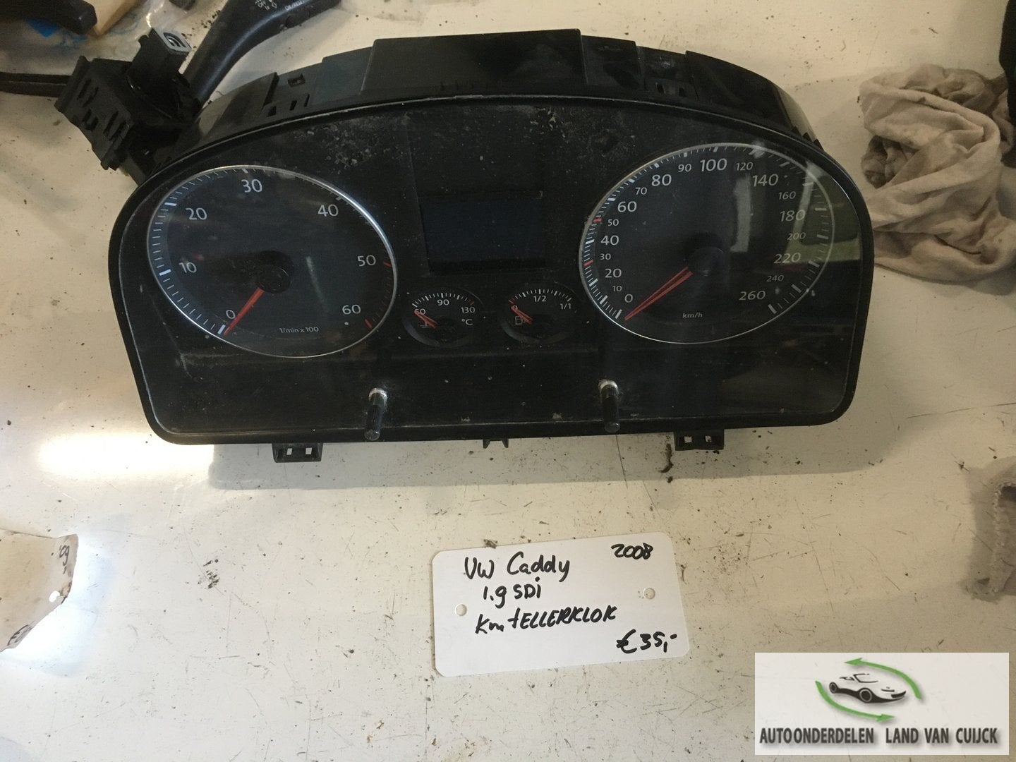 Vw Caddy 1.9 sdi 2008 Km Tellerklok