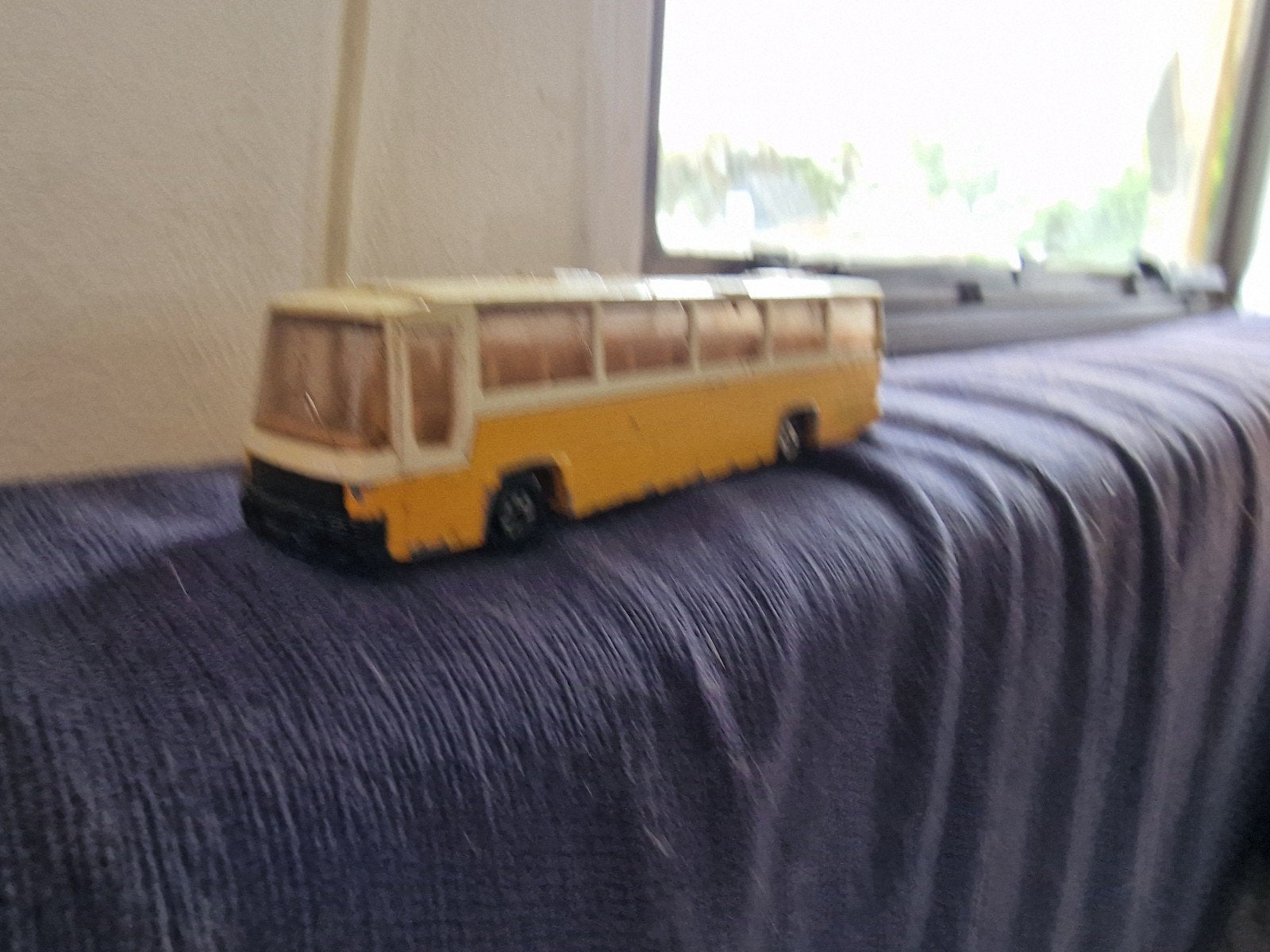 Vintage Efsi Holland Bus Model - Geel/Wit, Overige merken, Gebruikt, 1:50 of kleiner, Overige typen