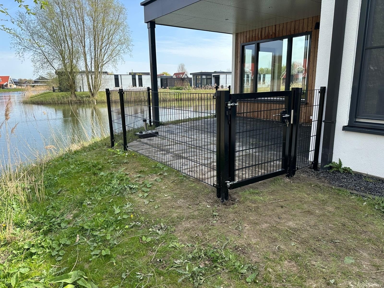 ZWART DUBBELSTAAFS HEKWERK – VERKOOP & PLAATSING, Tuin en Terras, Ophalen, Nieuw, IJzer