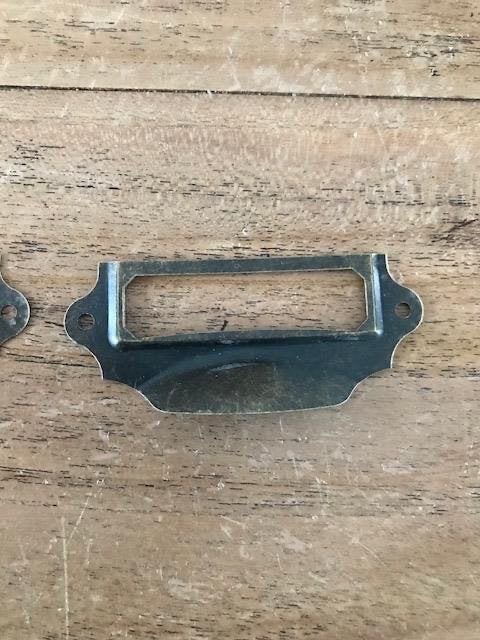 Handgreep voor apothekerskast etiketgreep handvat 9 cm, Verburgt Vintage, Meerkleurig, Nieuw, Ophalen of Verzenden