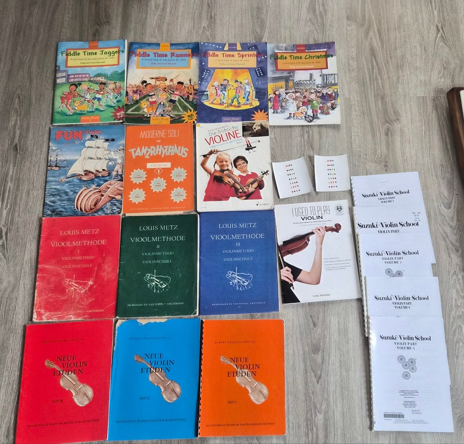 Grote collectie vioolboeken: Fiddle Time, Suzuki, Louis Metz, Ophalen of Verzenden, Gelezen, Algemeen
