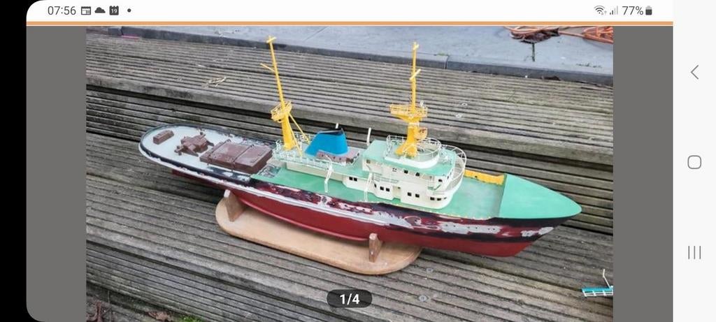 Zwarte zee opknapper . Inruil sleepboot mogelijk, Ophalen of Verzenden, Gebruikt