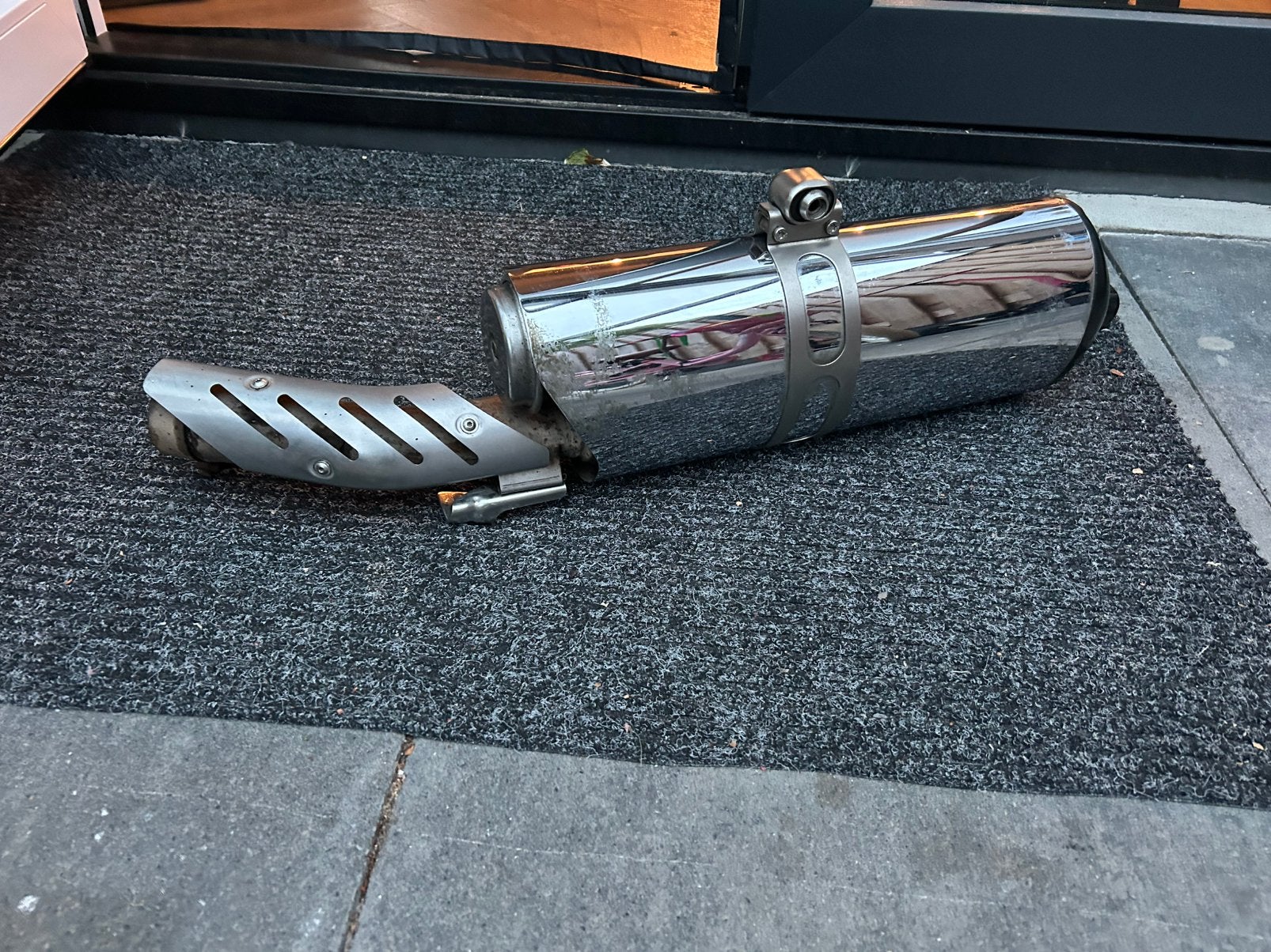 Originele uitlaat demper BMW R1200GS 2004 K25, Motoren, Onderdelen | BMW, Ophalen, Gebruikt