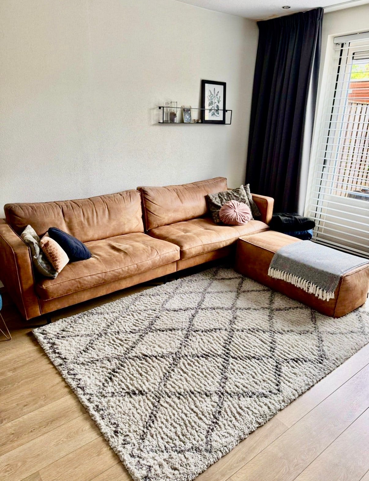 Bank, poef en kleed, Ophalen, Gebruikt, Overige materialen