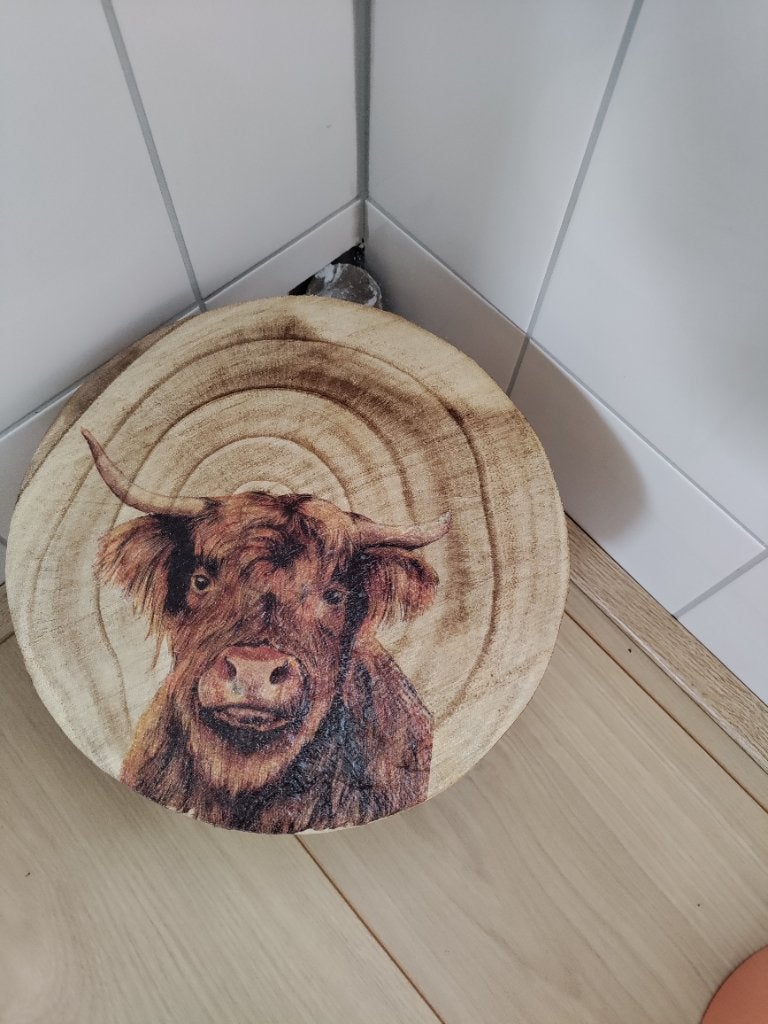 Deco tafeltje, Ophalen, Nieuw, Hout