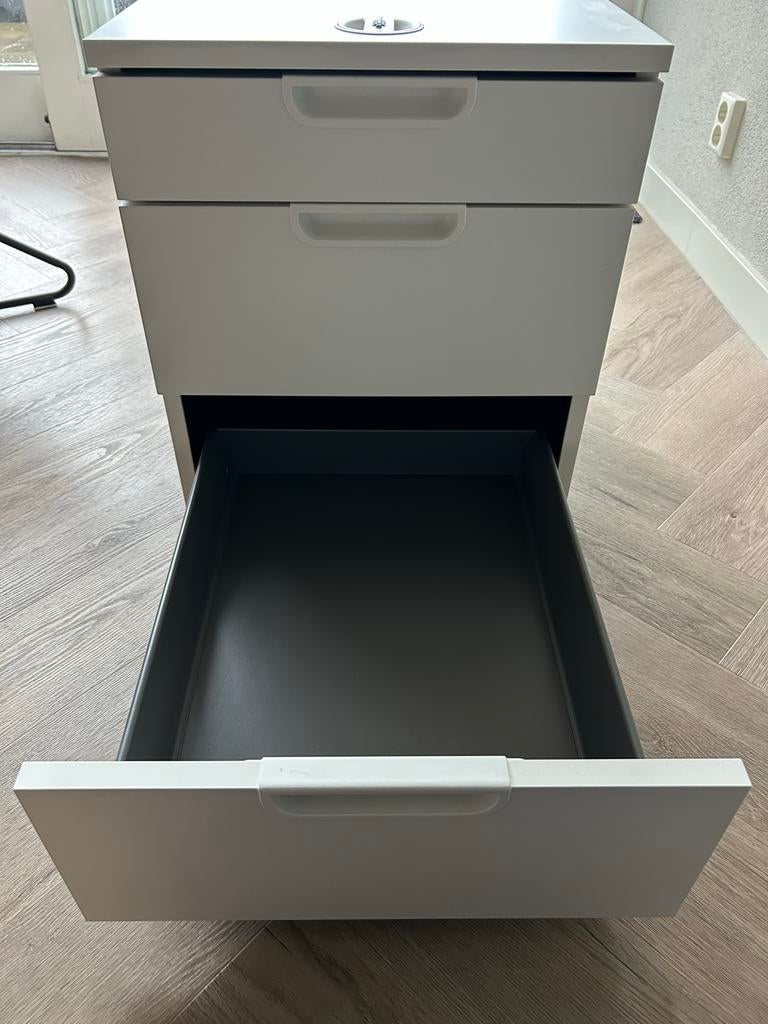 Gloednieuw Ikea Galant Ladeblok met 3 laden - Wit, Huis en Inrichting, Kasten | Roldeurkasten en Archiefkasten, Ophalen, Zo goed als nieuw