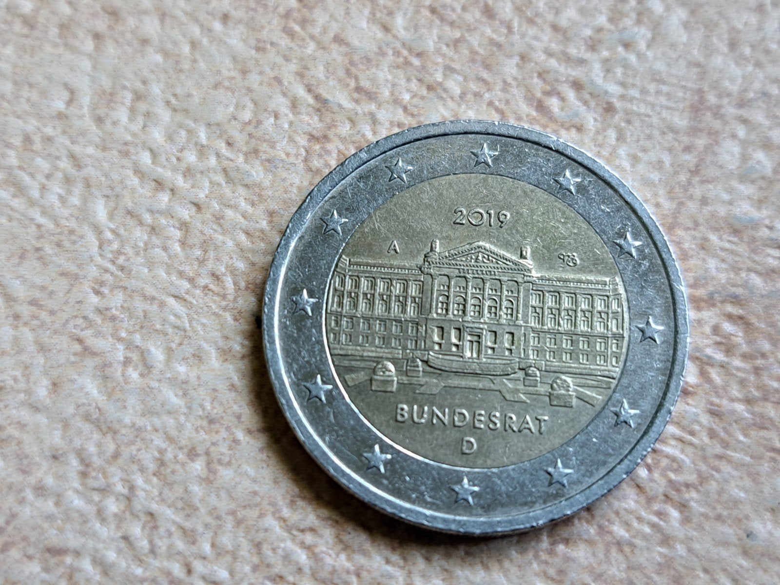 2 euro cc Duitsland 2019 Bondsraad (A), Ophalen of Verzenden, Duitsland, 2 euro