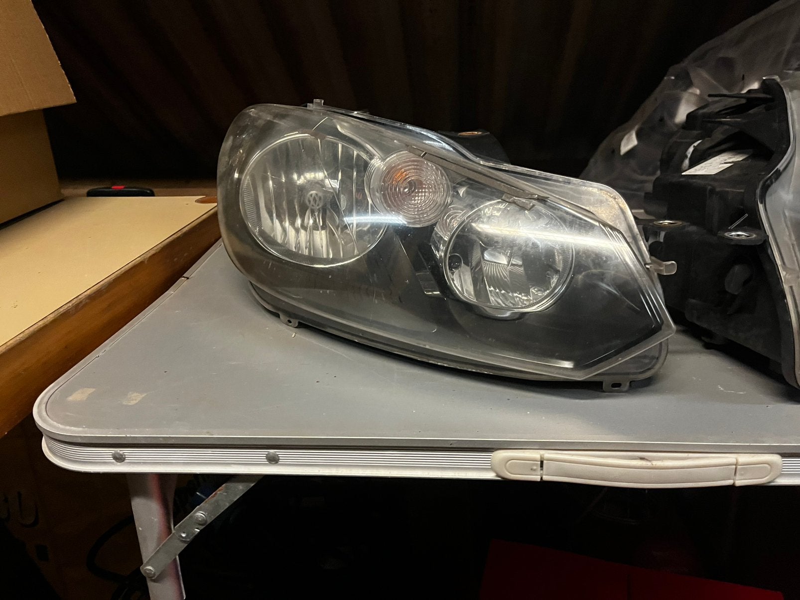 Vw golf 6 koplampen, Ophalen, Gebruikt