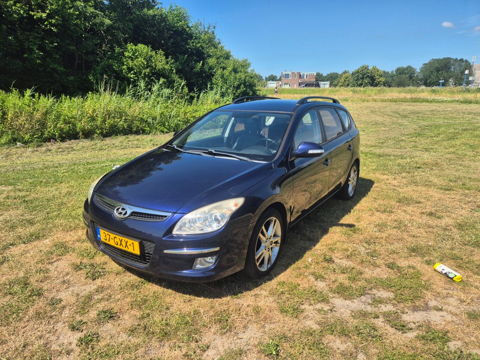 Hyundai i30 1.6 I Cvvt Crosswagon 2008 Blauw, Auto's, Hyundai, Voorwielaandrijving, 4 cilinders, Blauw, Origineel Nederlands
