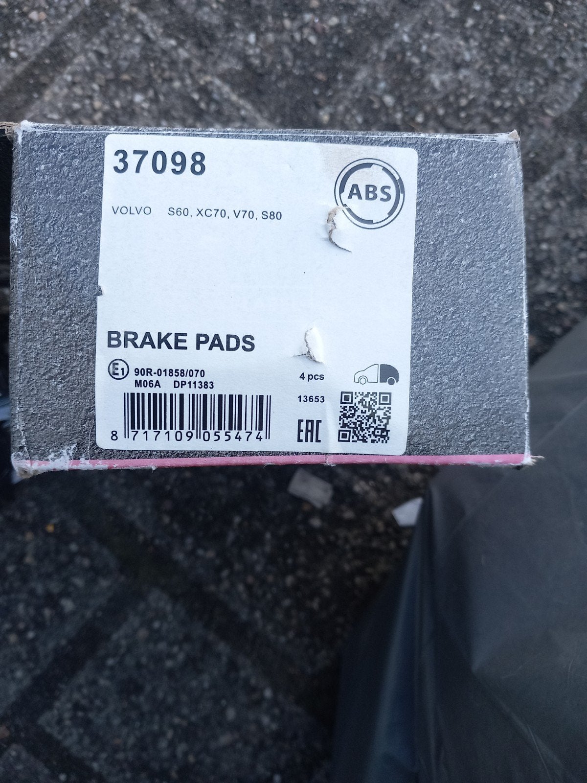ABS Remblokken voor Volvo S60, XC70, V70, S80 (Nieuw), Ophalen, Nieuw, Volvo
