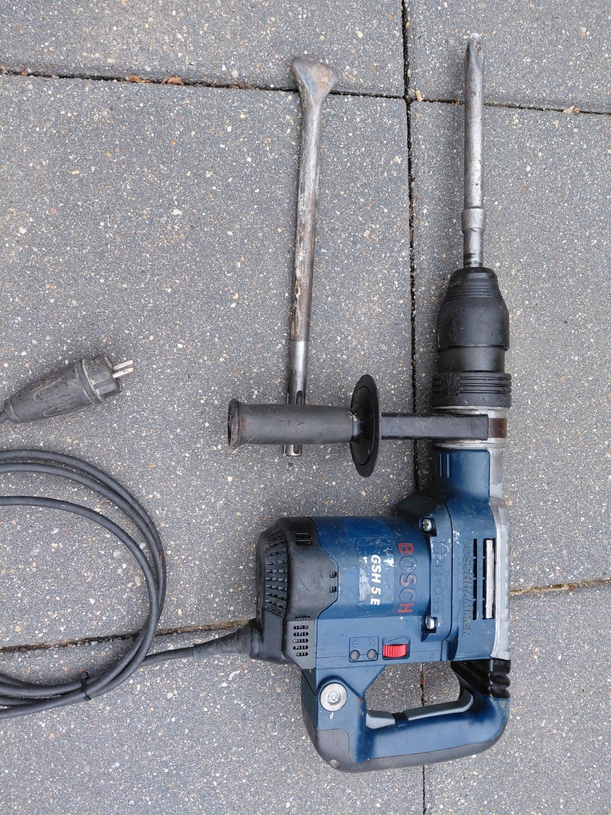 Bosch GSH 5 E Sloophamer - Krachtige Breekhamer, Ophalen of Verzenden, Gebruikt, 600 watt of meer, Boor- en/of Breekhamer