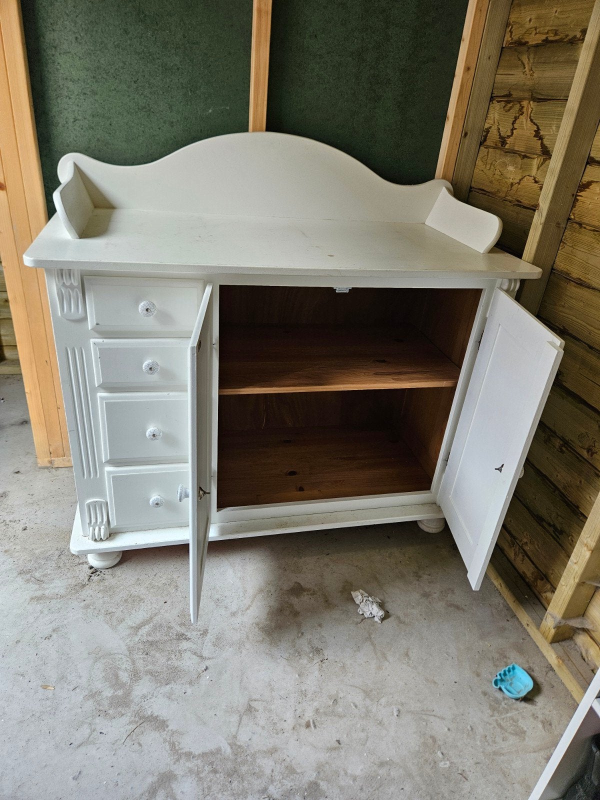 gratis: commode extra breed, Ophalen, Gebruikt, Klassiek, Antiek, 25 tot 50 cm