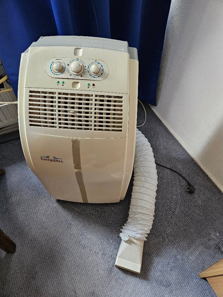 Everglades Mobiele Airco met Slang en Handleiding, Ophalen, Gebruikt, Timer, 3 snelheden of meer