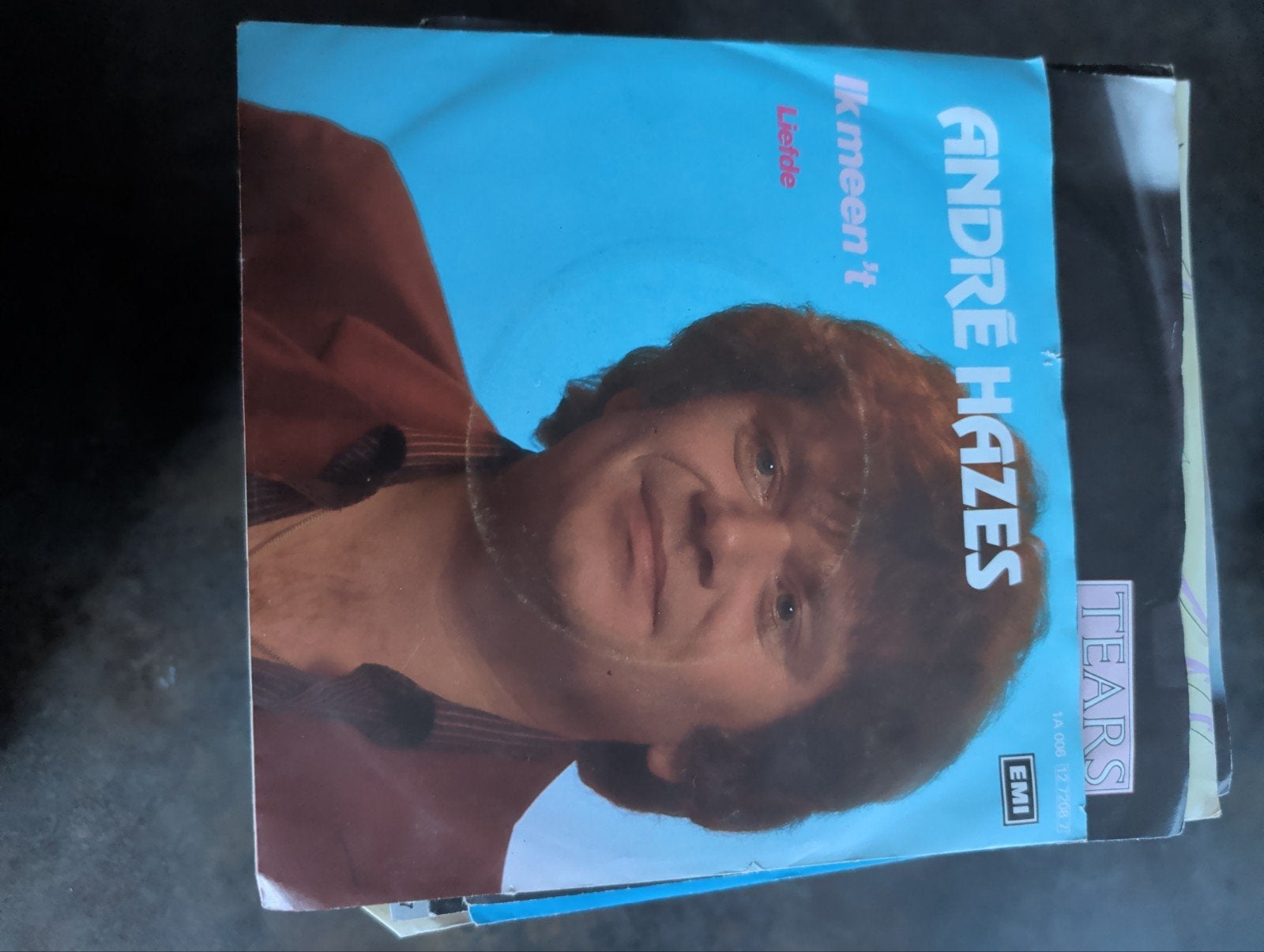 André Hazes - Ik meen 't / Liefde (7 inch vinyl single), Cd's en Dvd's, Gebruikt, 7 inch, Levenslied of Smartlap, EP