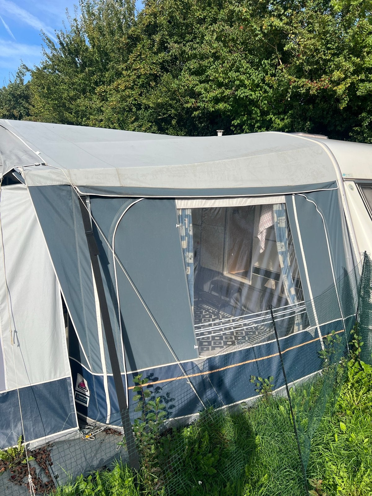 Voortent met kleine gebreken, Ophalen, Gebruikt