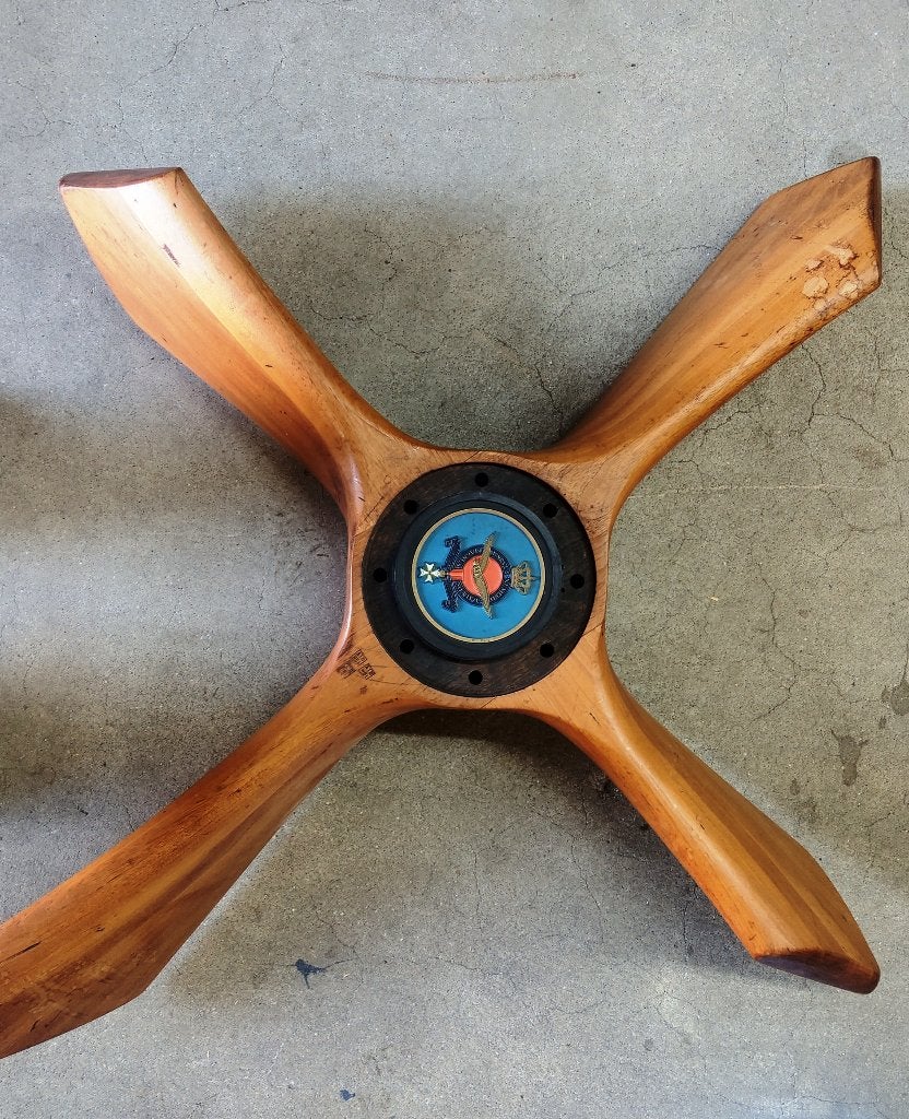 Zeldzame WWI Propeller Naaf - Royal Aircraft S.E.5a KLu, Ophalen, Luchtmacht, Engeland, Kunstobject