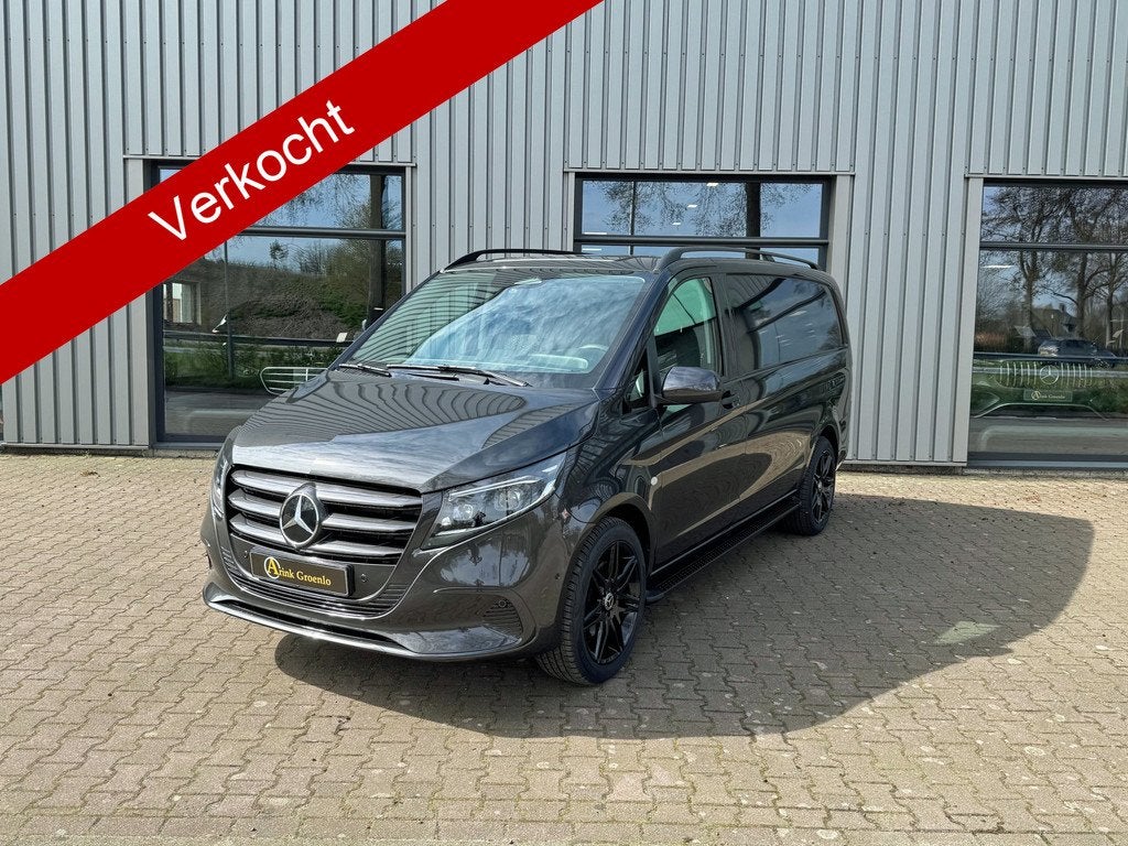 Mercedes-Benz Vito 116 L2 Pro Bpm vrij Multibeam 19 Inch 2.5, Automaat, 12 maanden, Gebruikt, Zwart