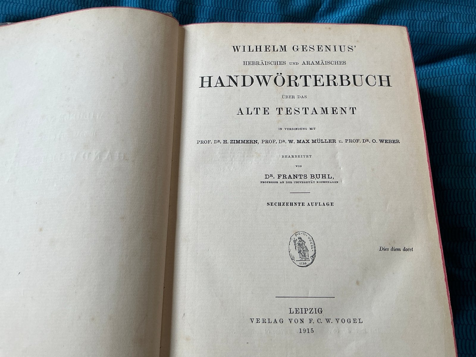 Wilhelm Gesenius Hebreeuws en Aramees Handwoordenboek, Ophalen of Verzenden