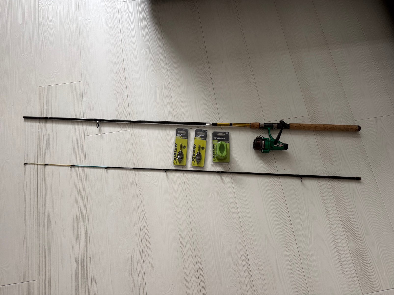 Spro Picker <45gr 2,70m met Daiwa molentje, Ophalen, Gebruikt, Complete set