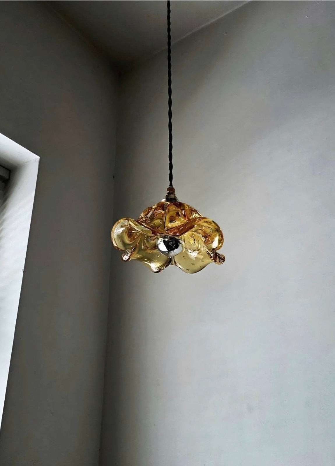 Vintage Murano glazen hanglamp. Vier stuks beschikbaar!, Huis en Inrichting, Ophalen of Verzenden