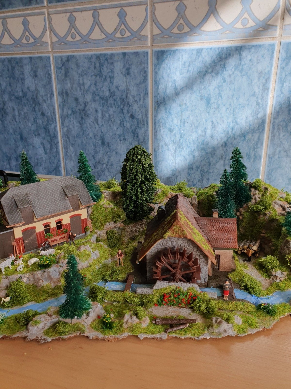 Recentelijk gemaakt diorama HO prijs 24,00, Ophalen of Verzenden, 1:50 of kleiner