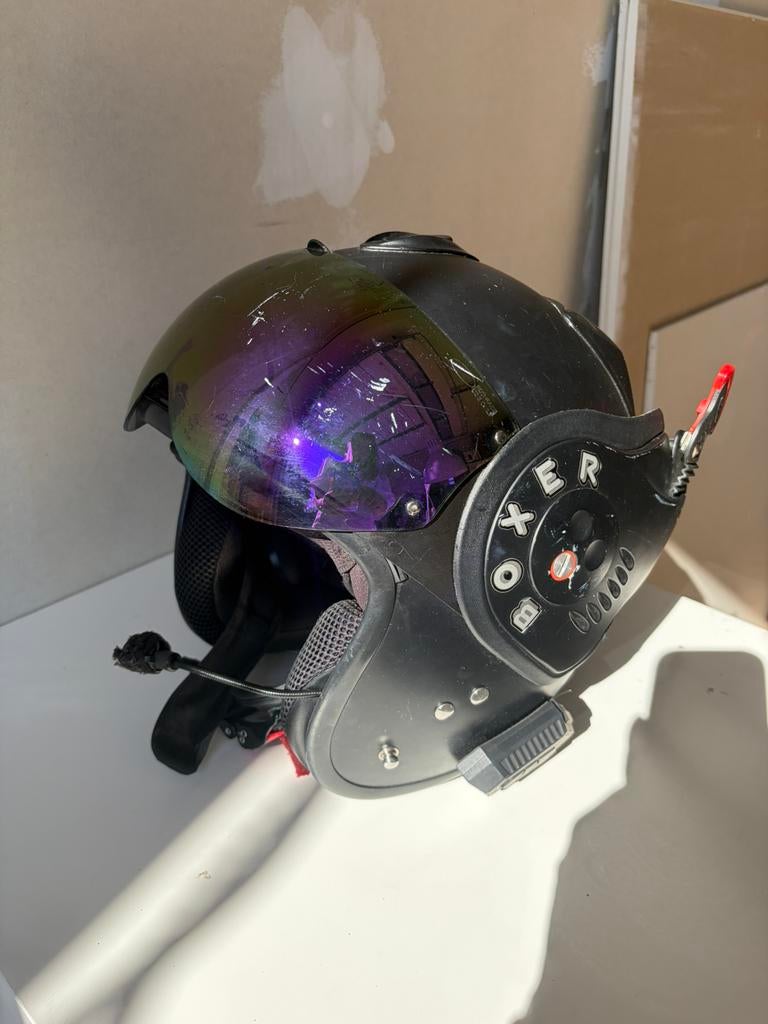 Roof Boxer helm maat M, Fietsen en Brommers, Brommerhelmen, Ophalen of Verzenden, Gebruikt