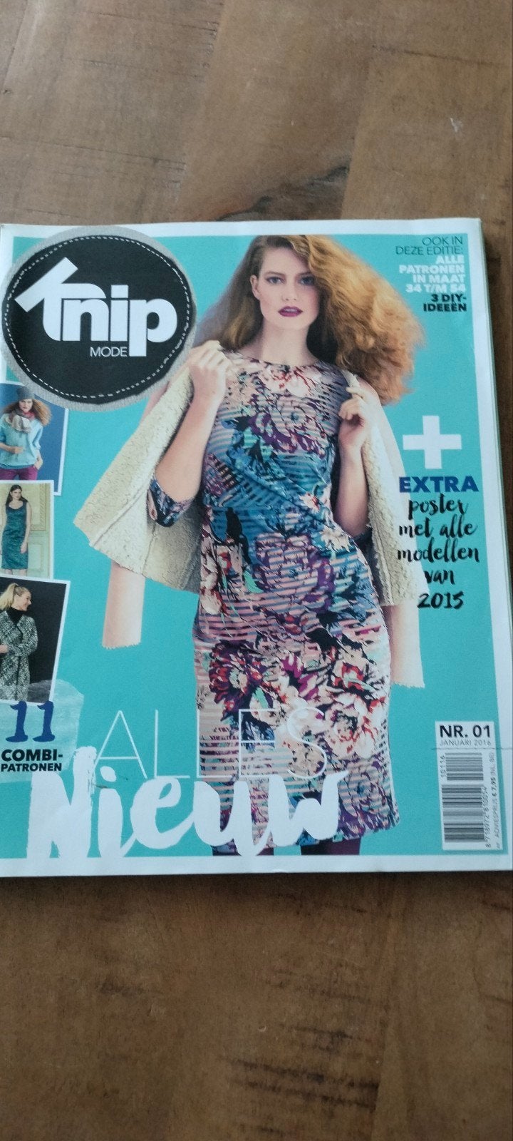 Knippie januari 2016, Ophalen of Verzenden, Zo goed als nieuw, Vrouw, Burda