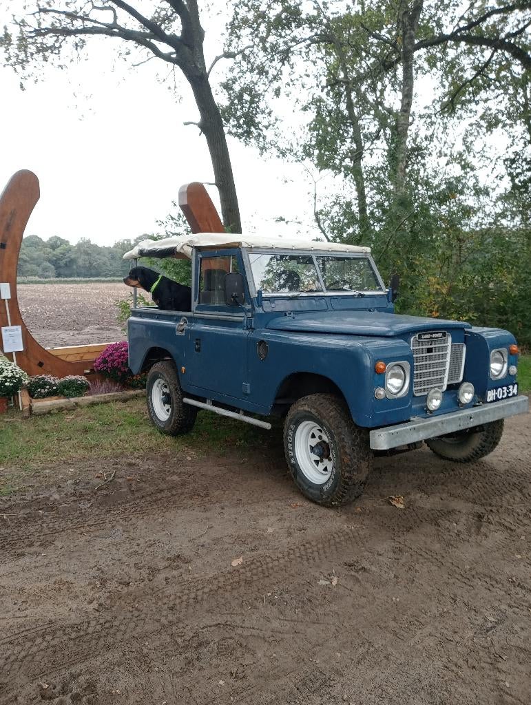 SOFT- TOPKAP , kleur wit,voor LANDROVER 88., Ophalen, Achterklep, Voor, Gebruikt