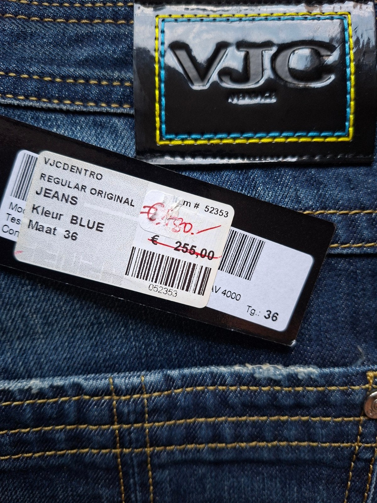 VERSACE jeans maat W36 L34, W36 - W38 (confectie 52/54), Blauw, Nieuw, Ophalen of Verzenden