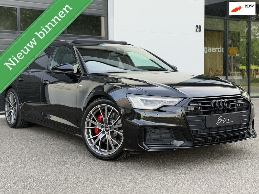 Audi A6 Avant 55 TFSIe Quattro Competition Panodak | 20 Inch, Auto's, Audi, Bedrijf, Te koop, A6, 4x4, ABS, Achteruitrijcamera