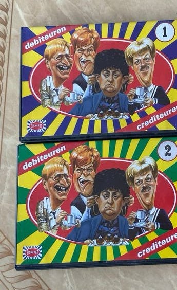 Jiskefet DVD Collectie - Debiteuren/Crediteuren & Seizoenen, Alle leeftijden, Nederlands, Zo goed als nieuw, Komedie