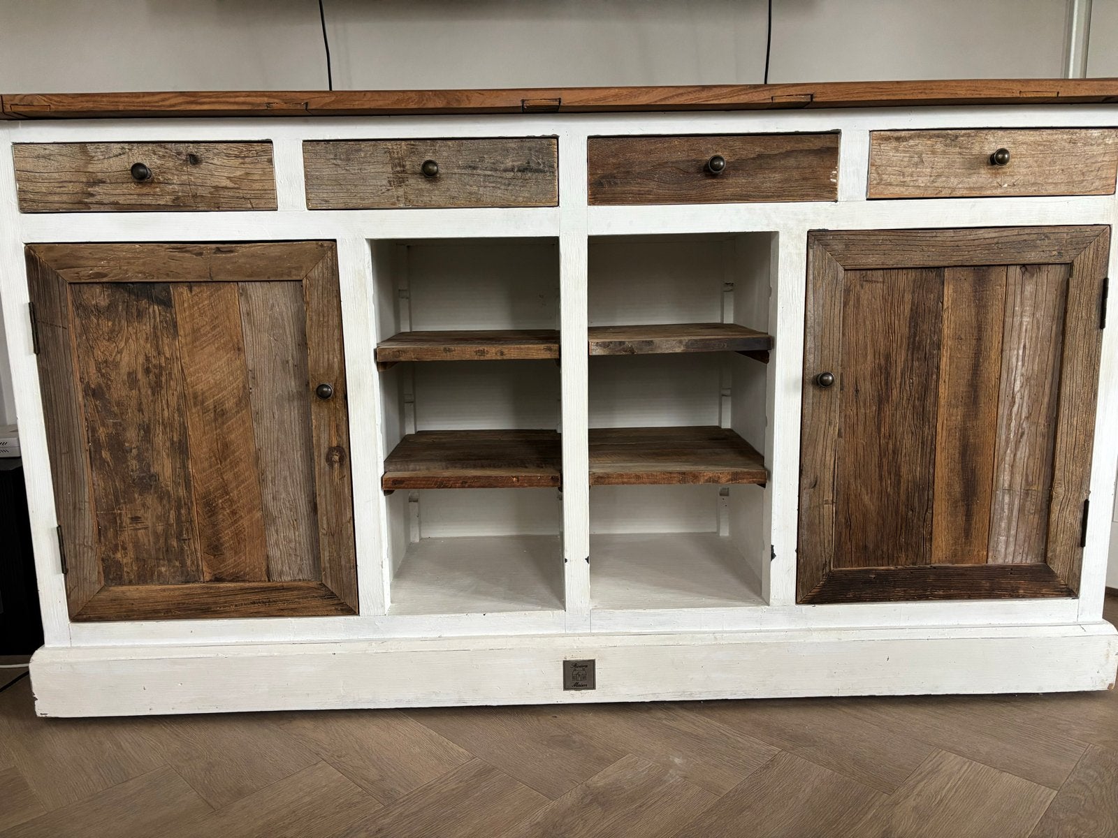 Riviera Maison Dressoir - Landelijke Stijl, Huis en Inrichting, Ophalen, Gebruikt, 150 tot 200 cm, Teakhout