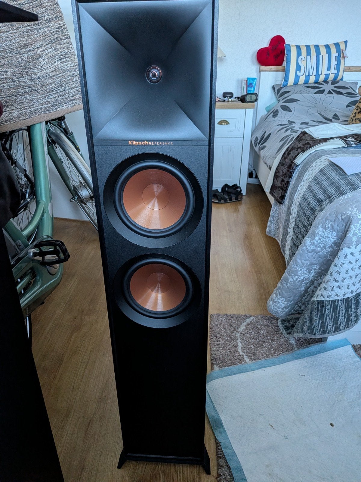 Klipsch 605fa Dolby Atmos en Kef center speaker. Zwart, Audio, Tv en Foto, Vloerstaande luidspreker, Basreflex, Zo goed als nieuw