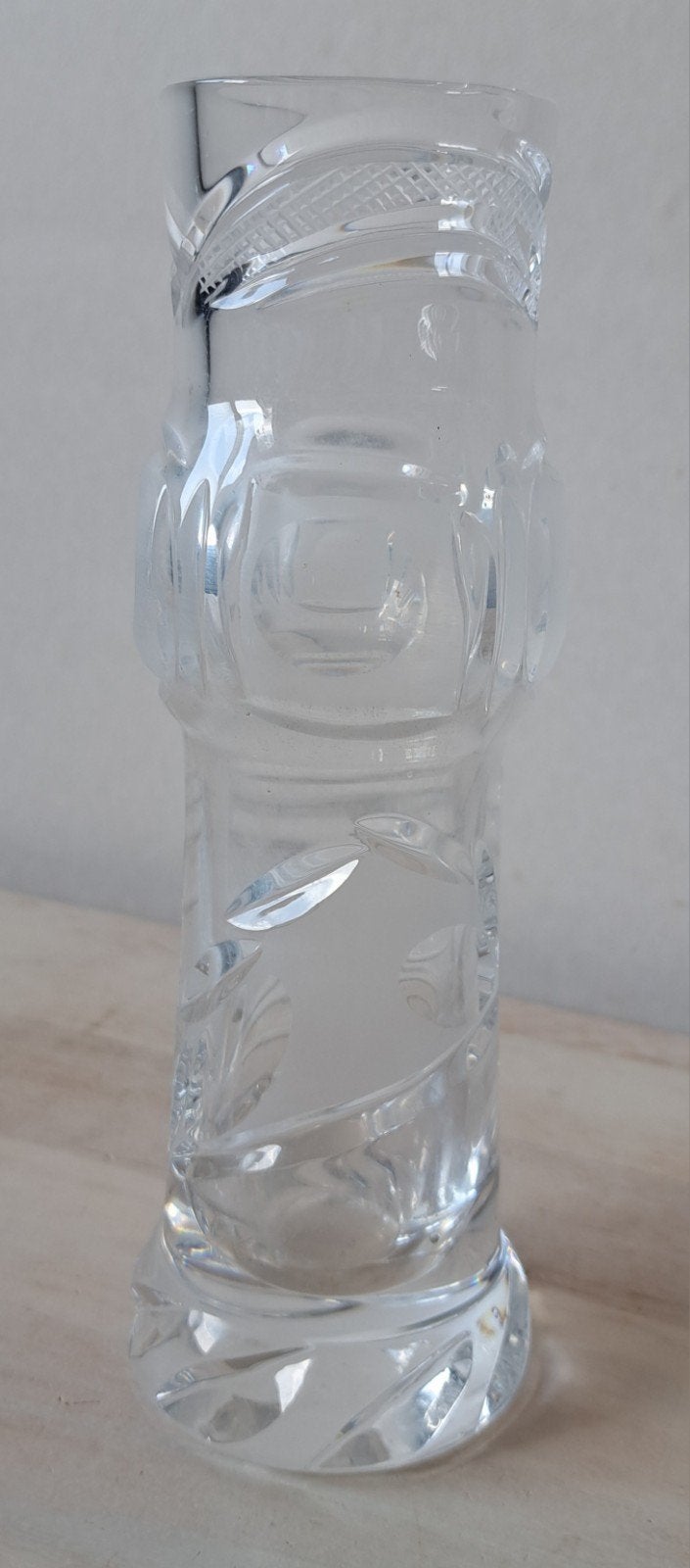 mooie glazen, feslepen, vaas, Ophalen of Verzenden