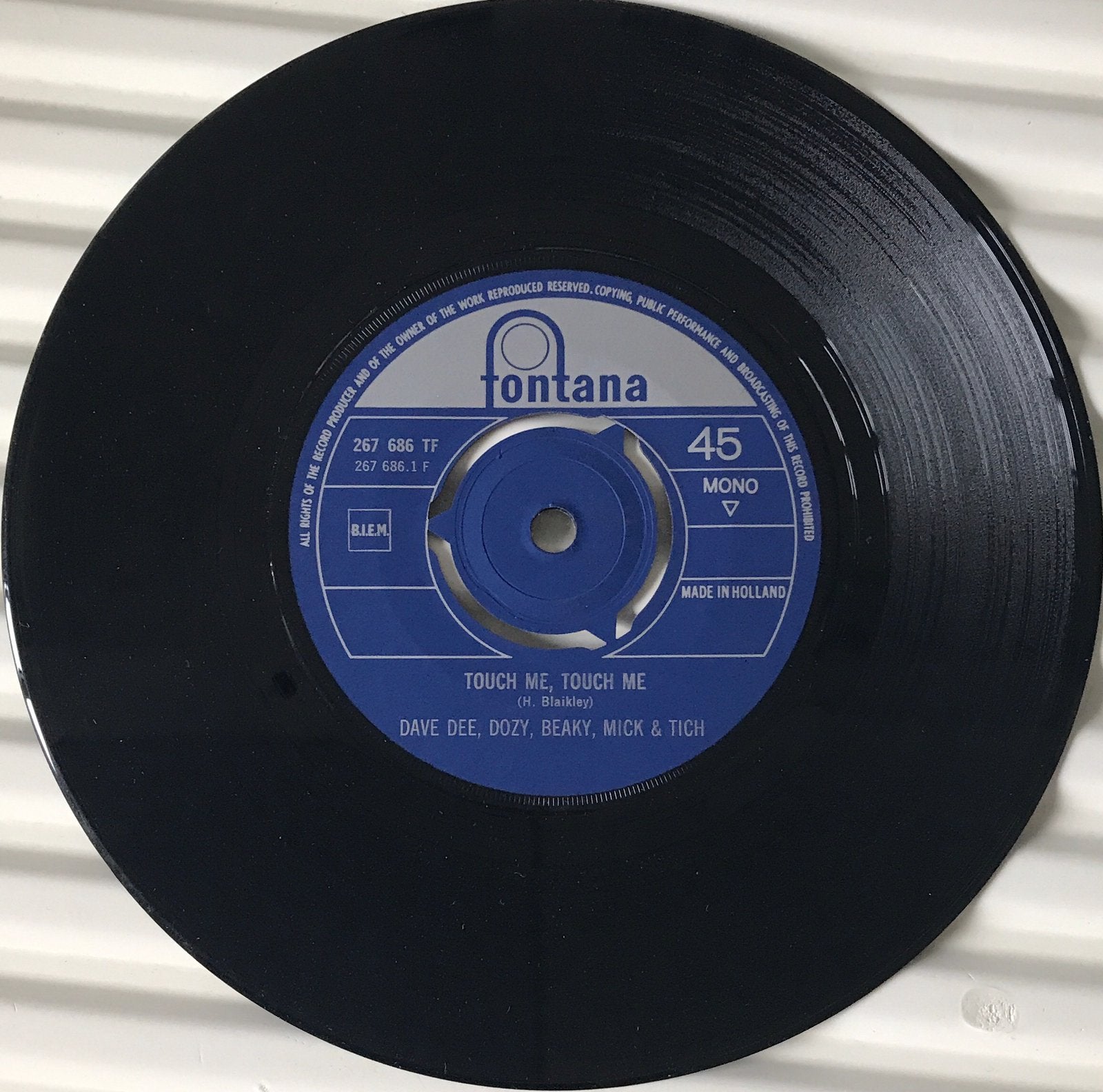 DAVE DEE, DOZY, BEAKY..-Touch me (NL’67)ALS NW(NL31/UK13), Verzenden, Zo goed als nieuw, 7 inch