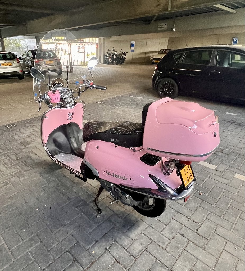 la souris grande retro scooter, Fietsen en Brommers, Ophalen, Gebruikt, Maximaal 45 km/u, La Souris, Sourini S
