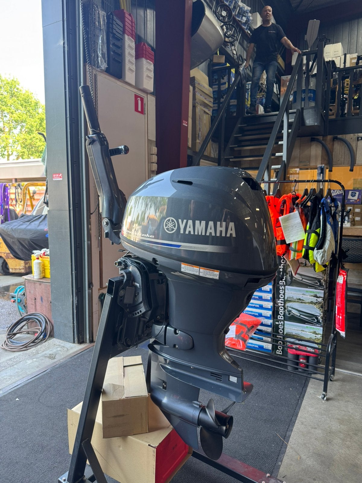 40 pk Yamaha 4 takt kortstaart, Watersport en Boten, Ophalen, Zo goed als nieuw, Benzine, 30 pk of meer
