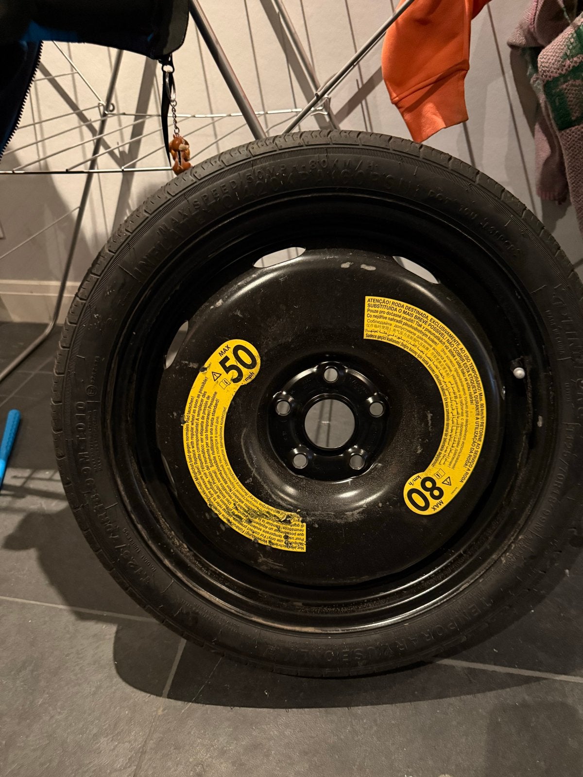 Thuiskomer  T125/70R18 99M - Compact reservewiel, Auto-onderdelen, Banden en Velgen, Banden en Velgen, Zomerbanden, 18 inch, Personenwagen