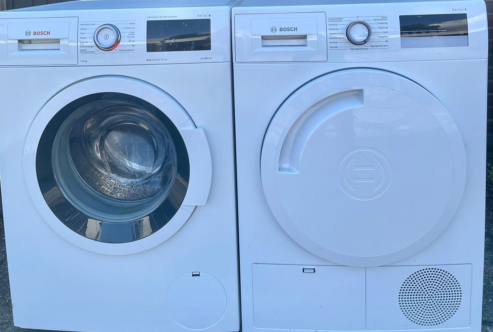 Mooie,Bosch serie 4 Warmtepompdroger 8KG Wasmachine 8KG A+++