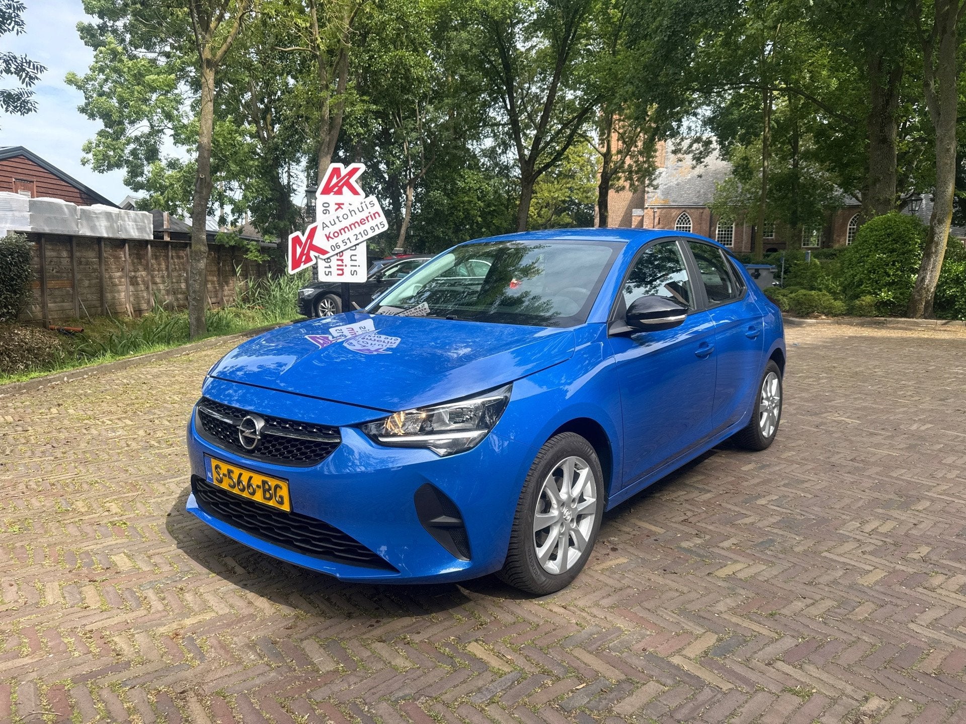 Opel Corsa 1.2 Edition Carplay/LMV/PDC OPC blauw. Wij zijn a, Auto's, Voorwielaandrijving, Dealer onderhouden, Stof, 1199 cc