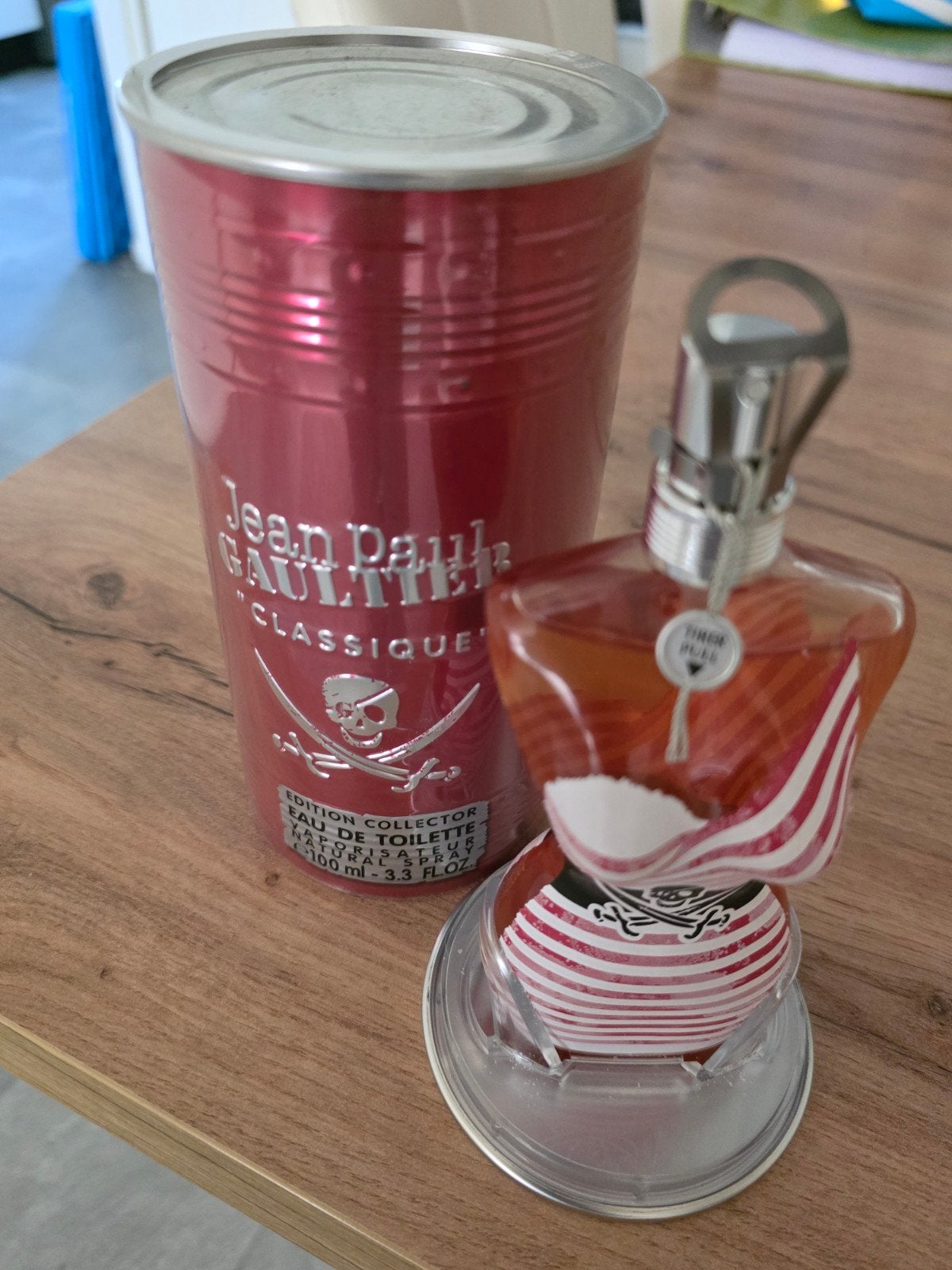 Jean Paul Gaultier Classique Pirate Collector 100ml, Ophalen of Verzenden, Parfumfles, Gevuld