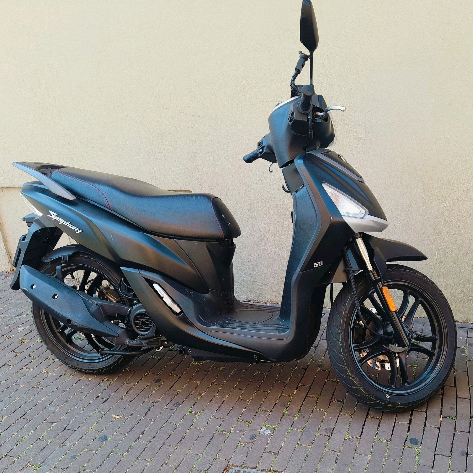 SYM Symphony (2025) Matzwart | Inclusief Kettingslot & Helm, Overige modellen, Maximaal 45 km/u, Ophalen of Verzenden, Zo goed als nieuw